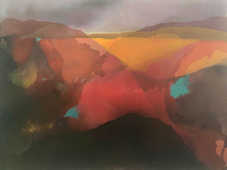LSmail_Even-in-the-Darkness_770 Abstract landscape by Canadian artist Lindsay Smail